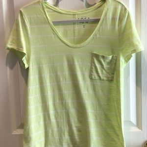Loft Vintage Soft Tee Shirt Scoop Neck
